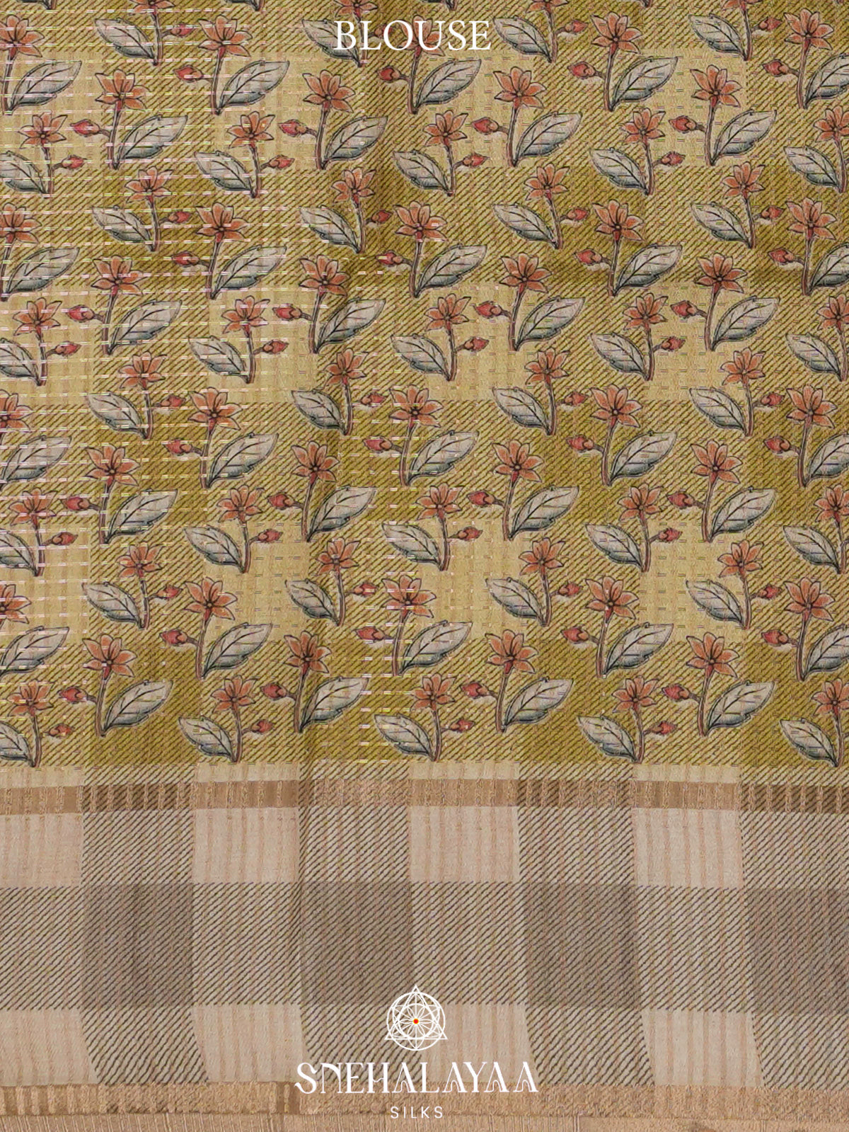 Green Tussar Saree