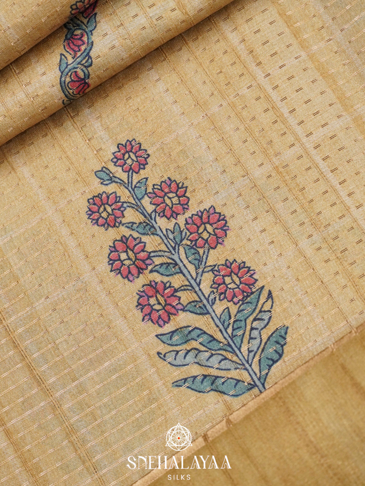 Green Tussar Saree