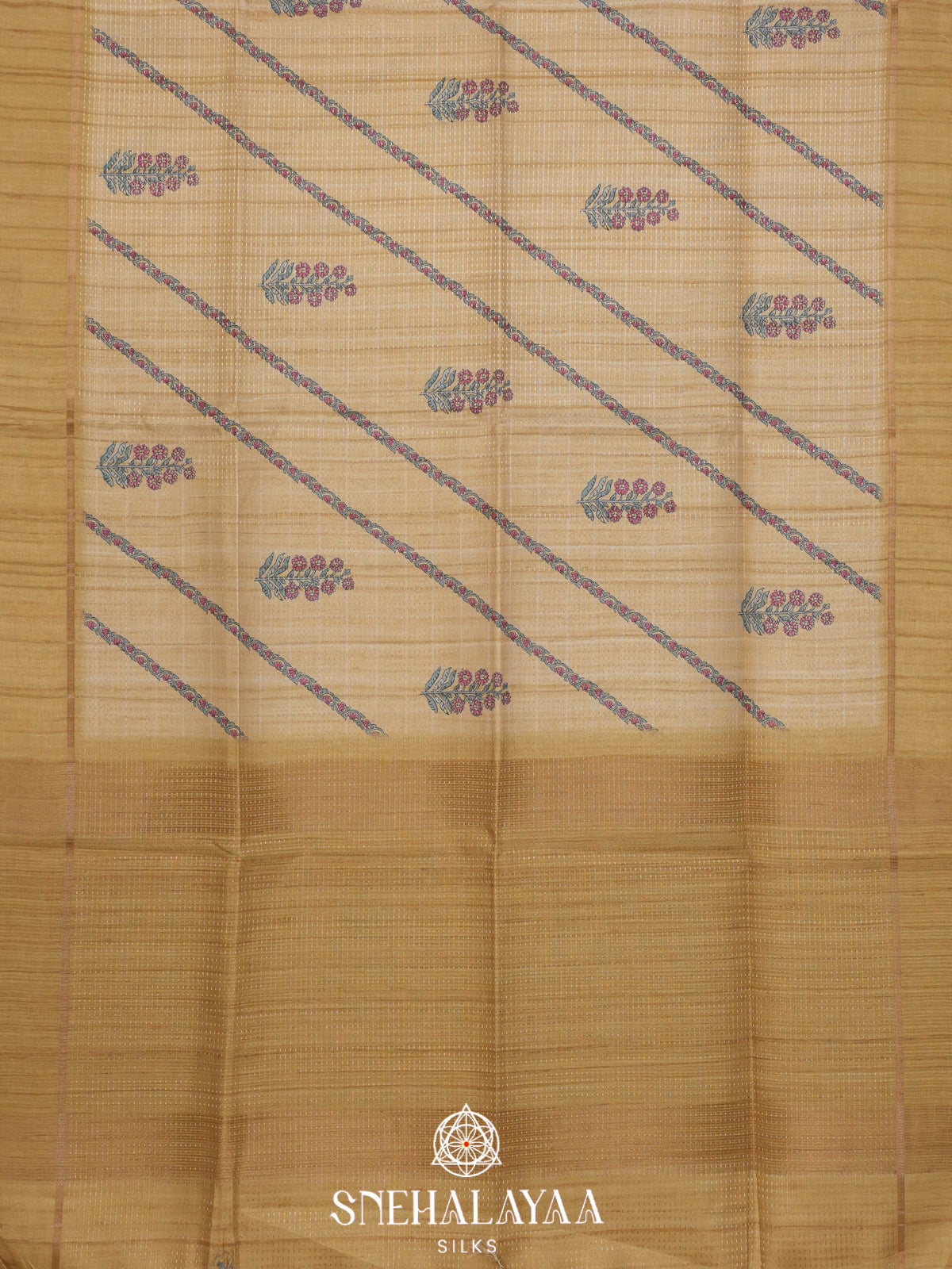 Green Tussar Saree