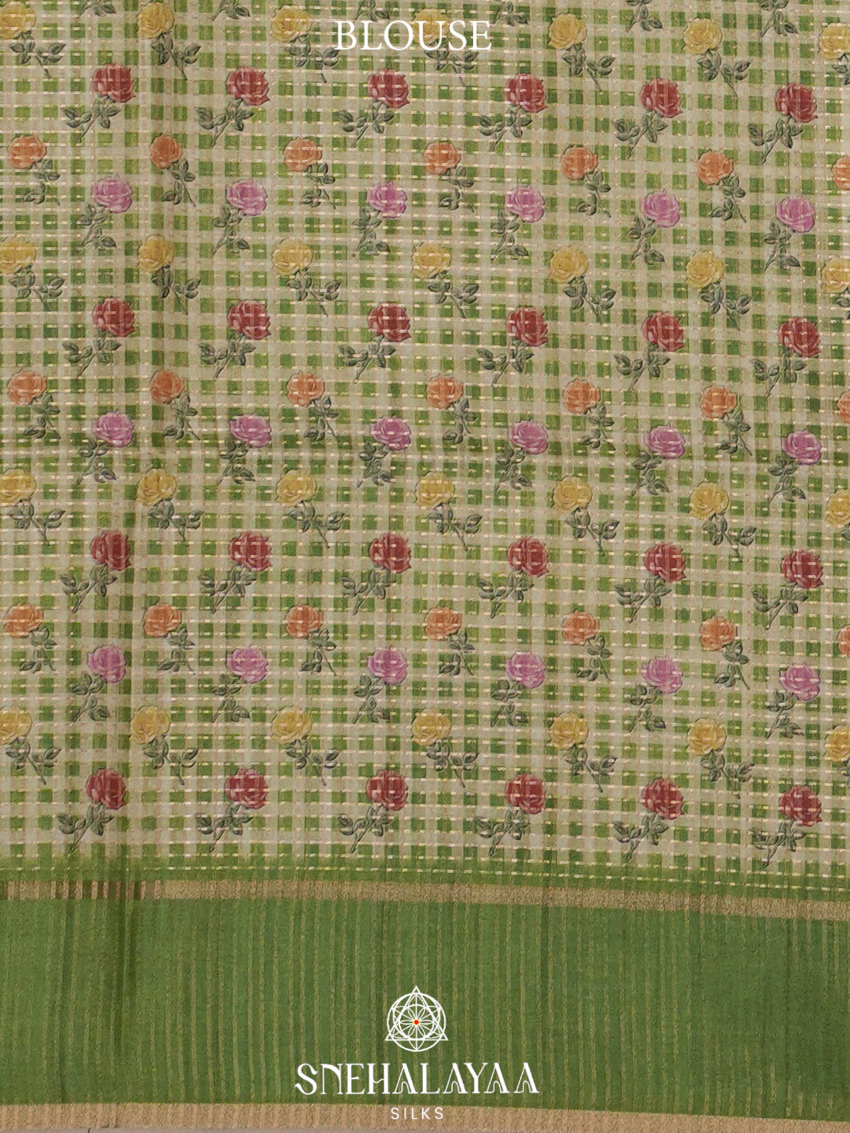 Green Tussar Saree