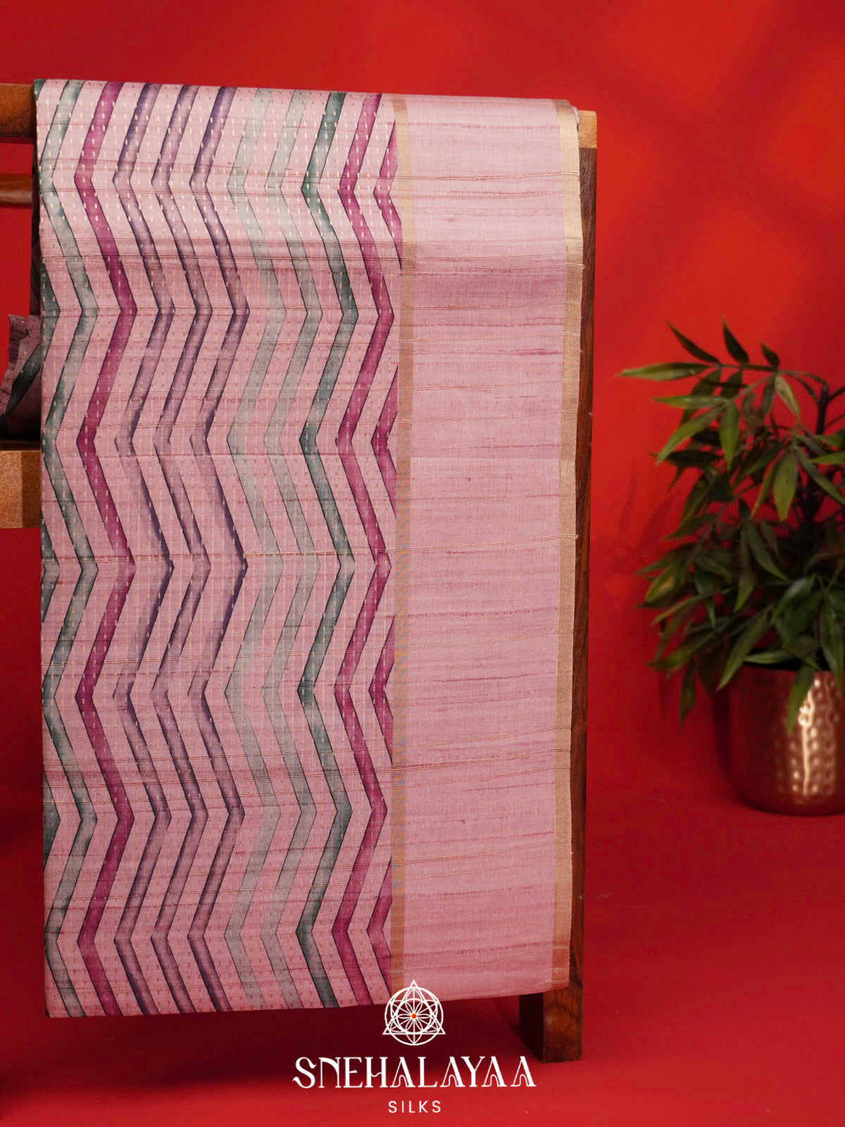 Multicolour Tussar Saree