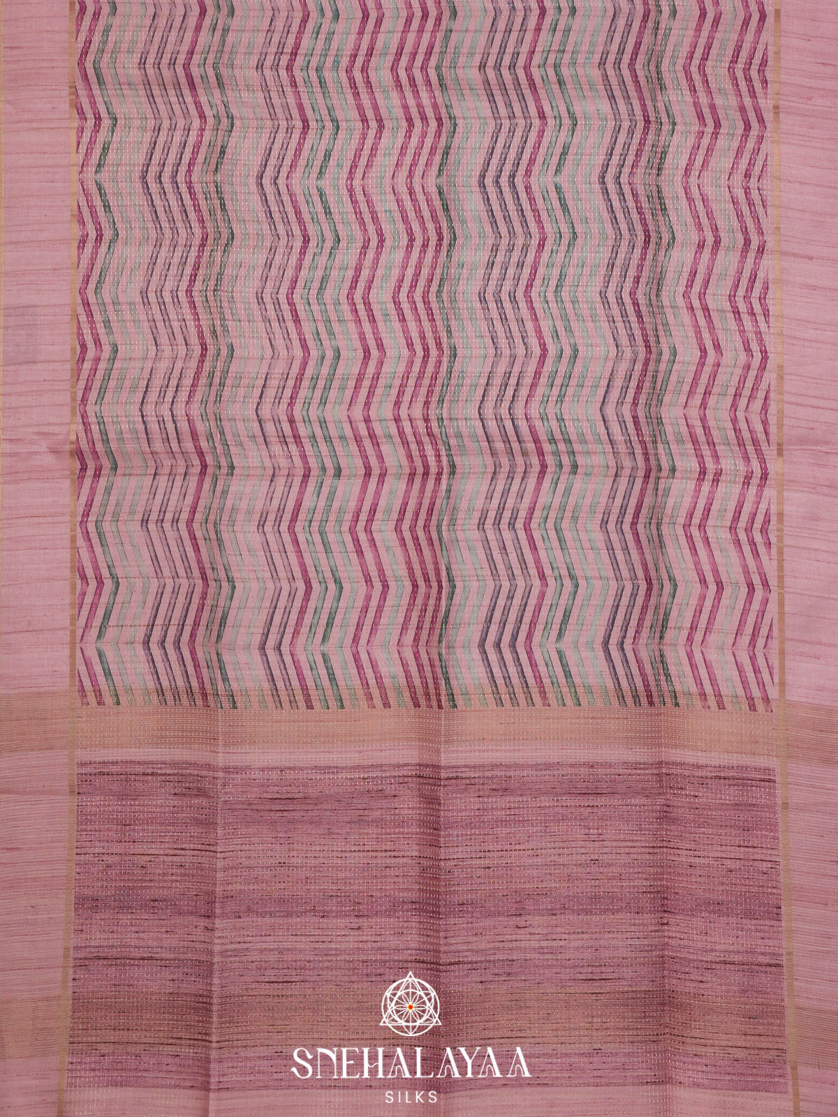 Multicolour Tussar Saree