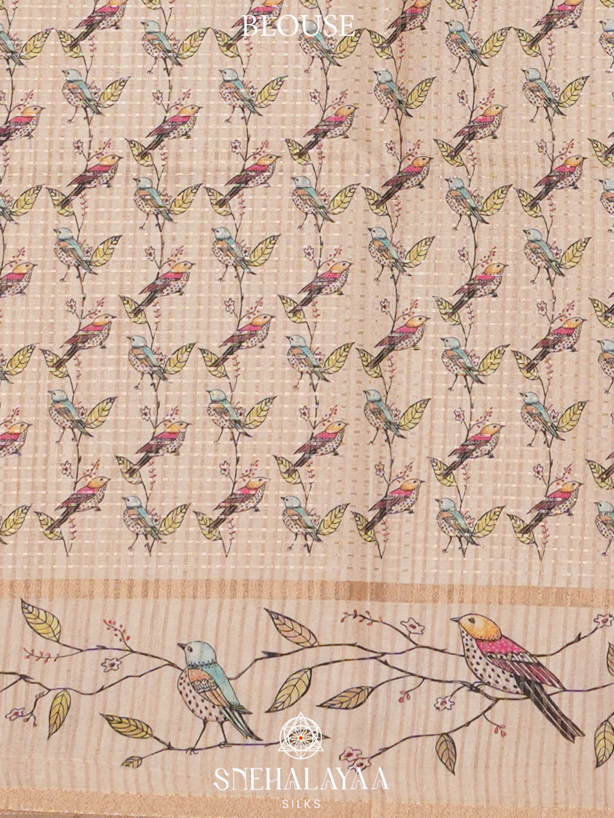 Multicolour Tussar Saree