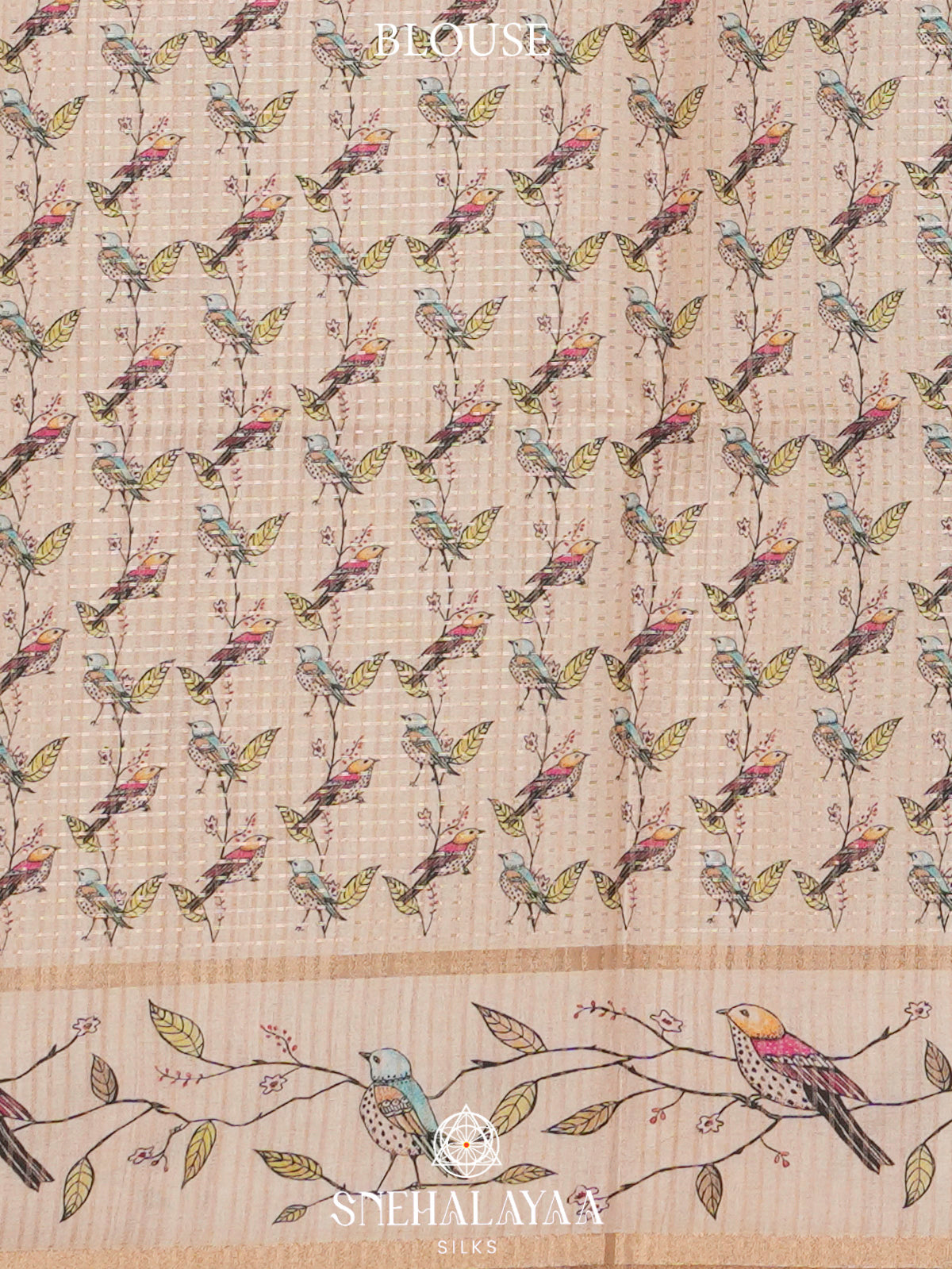 Multicolour Tussar Saree