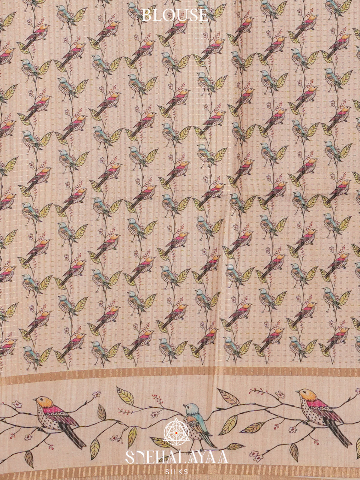 Multicolour Tussar Saree