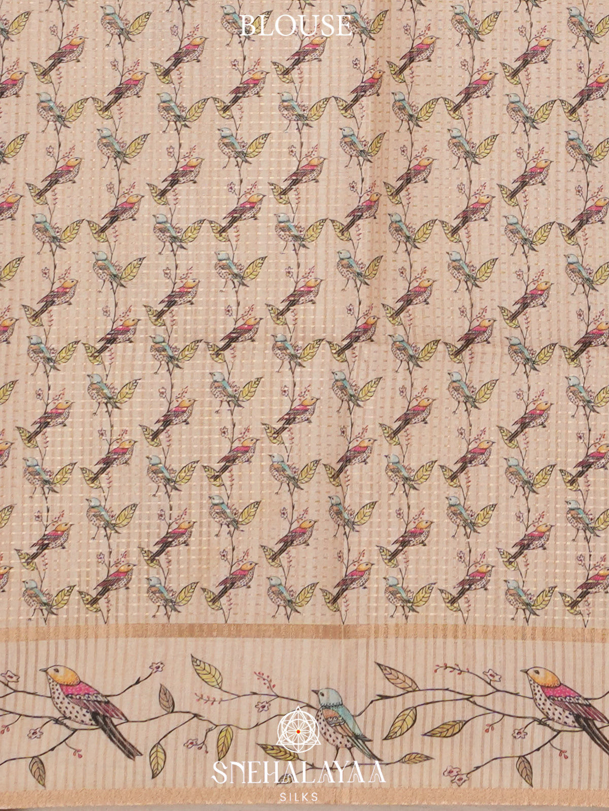 Multicolour Tussar Saree