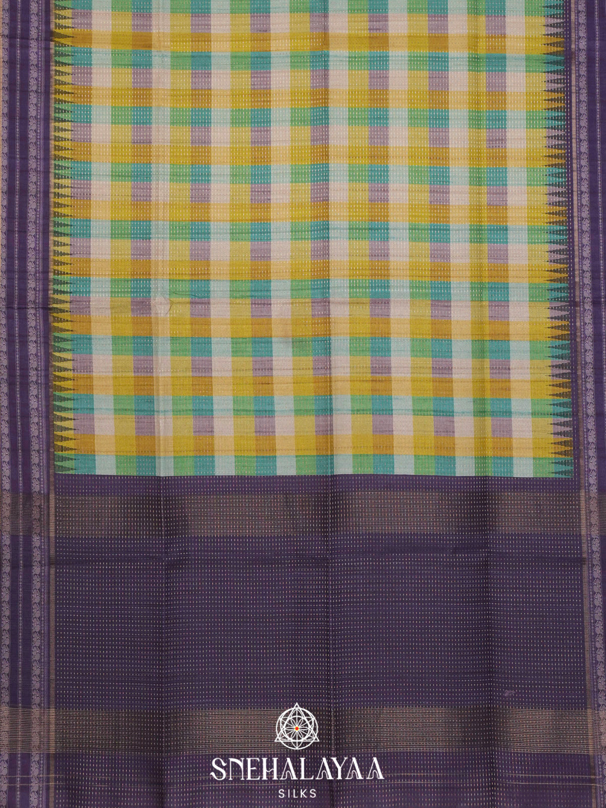 Multicolour Tussar Saree