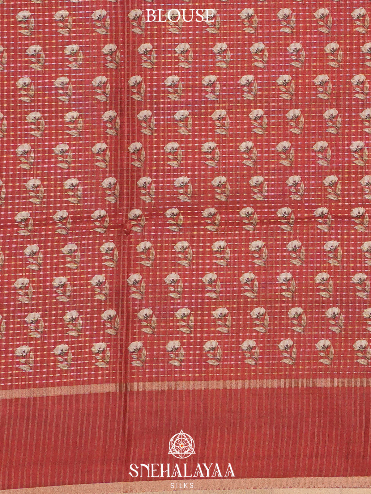 Orange Tussar Saree
