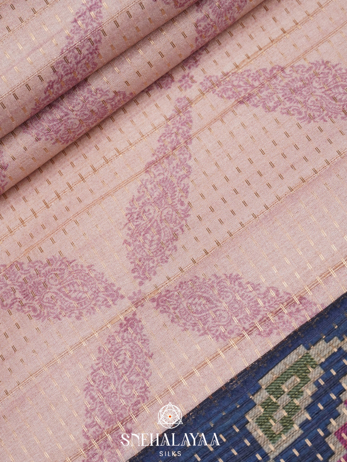 Cream Tussar Saree