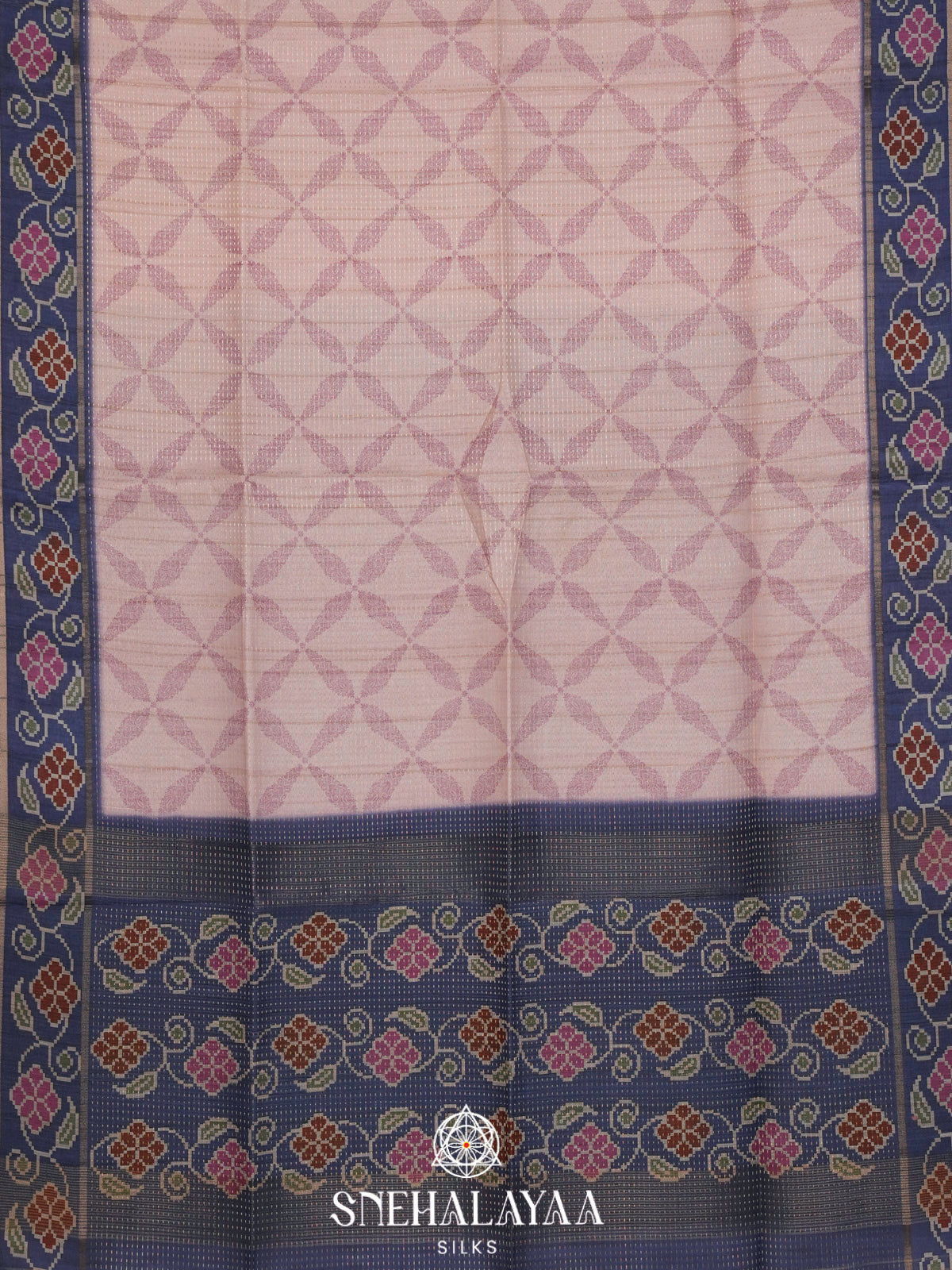 Cream Tussar Saree