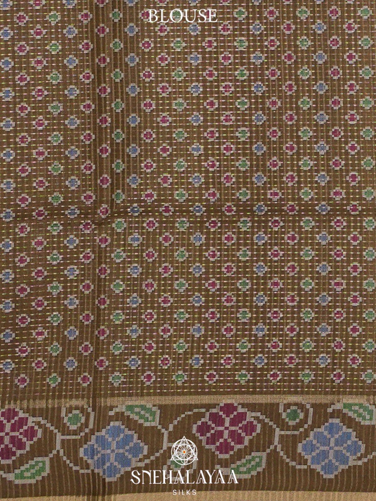 Beige Tussar Saree