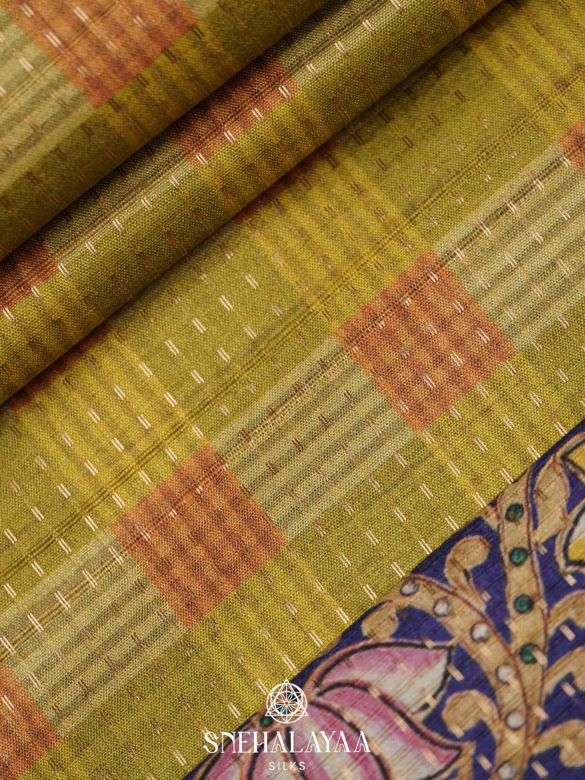 Multicolour Tussar Saree