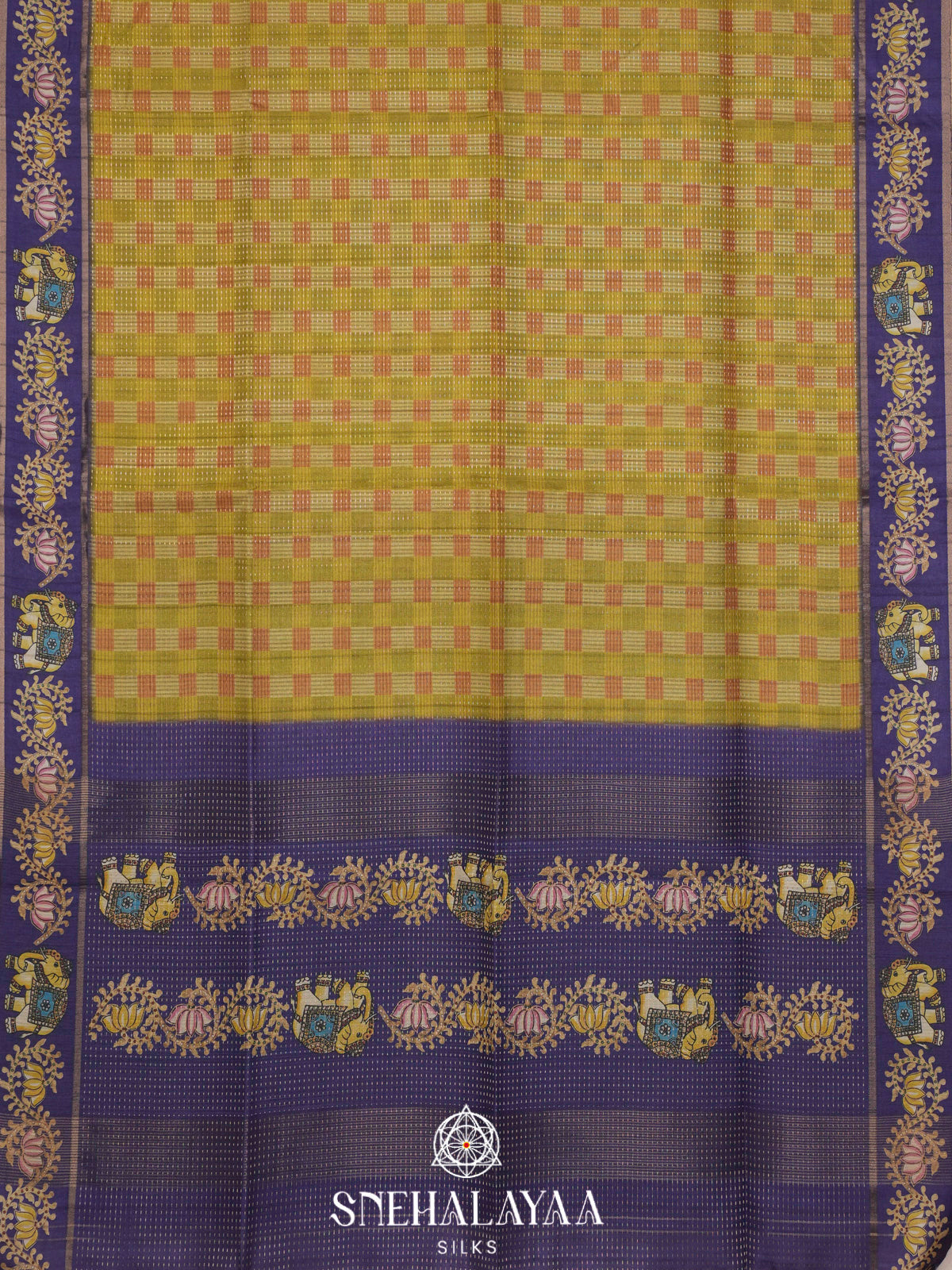 Multicolour Tussar Saree