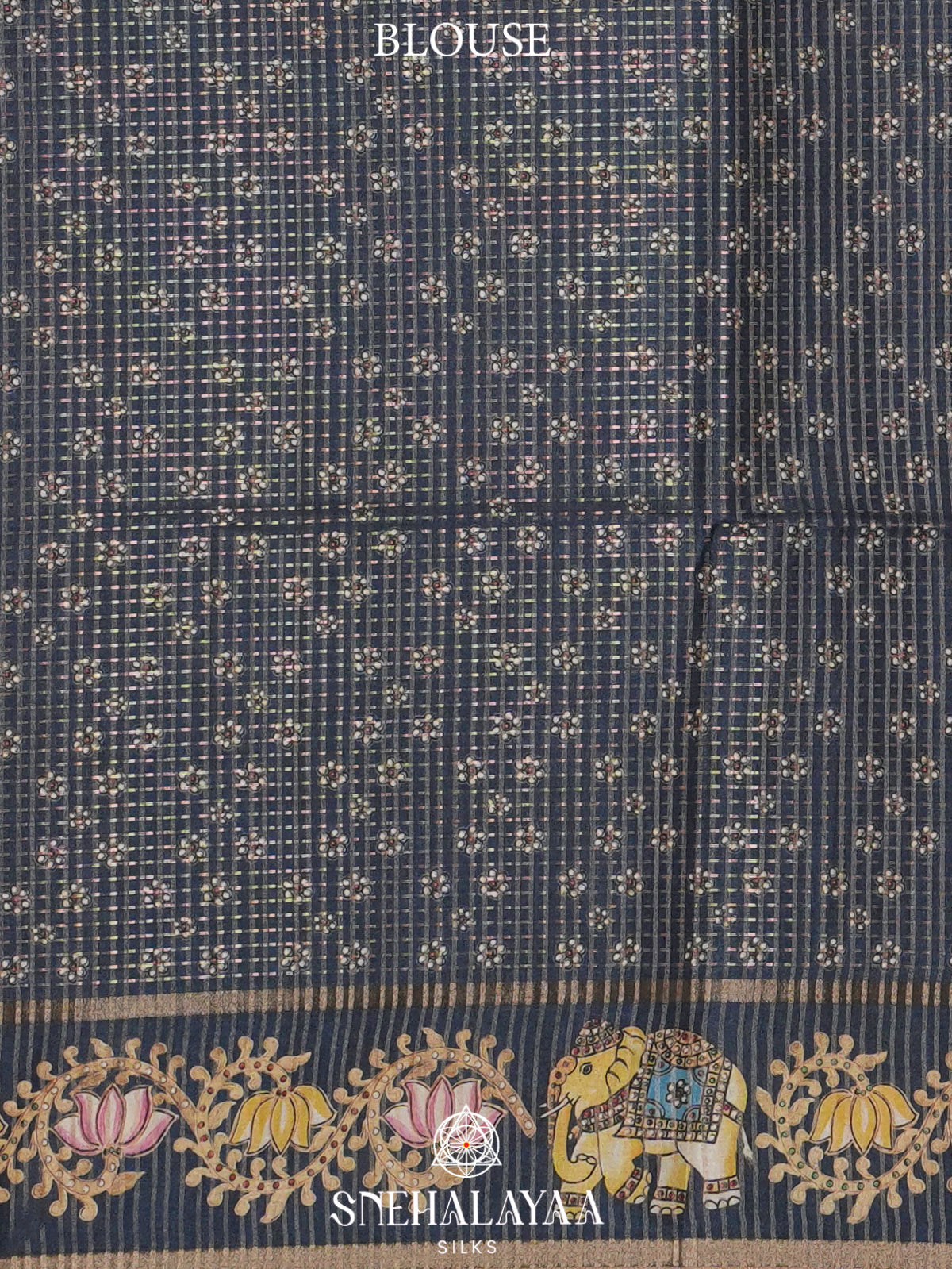 Multicolour Tussar Saree