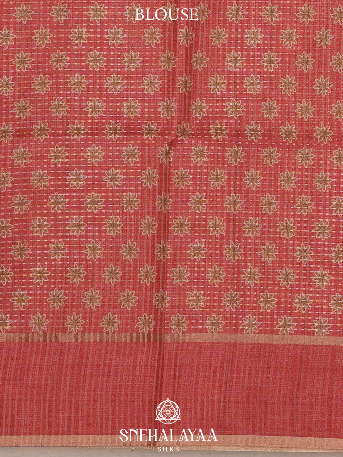 Cream With Maroon Border Tussar Saree