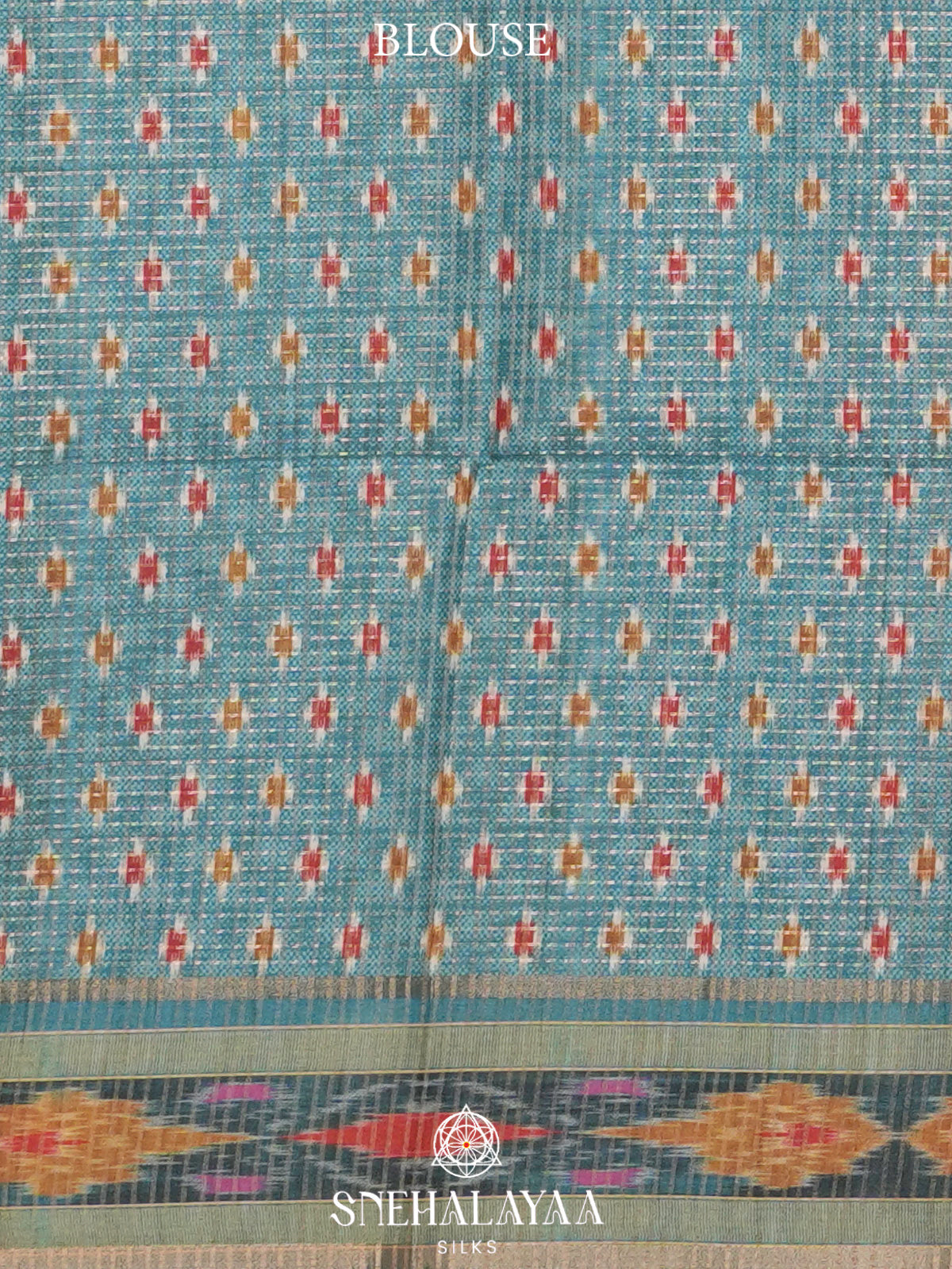 Terracotta Orange Tussar Saree