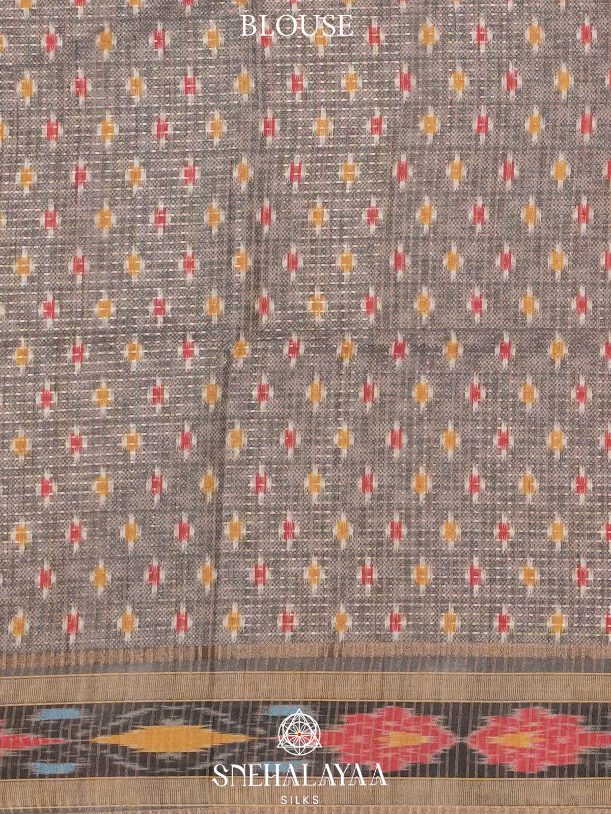 Coral Peach Tussar Saree