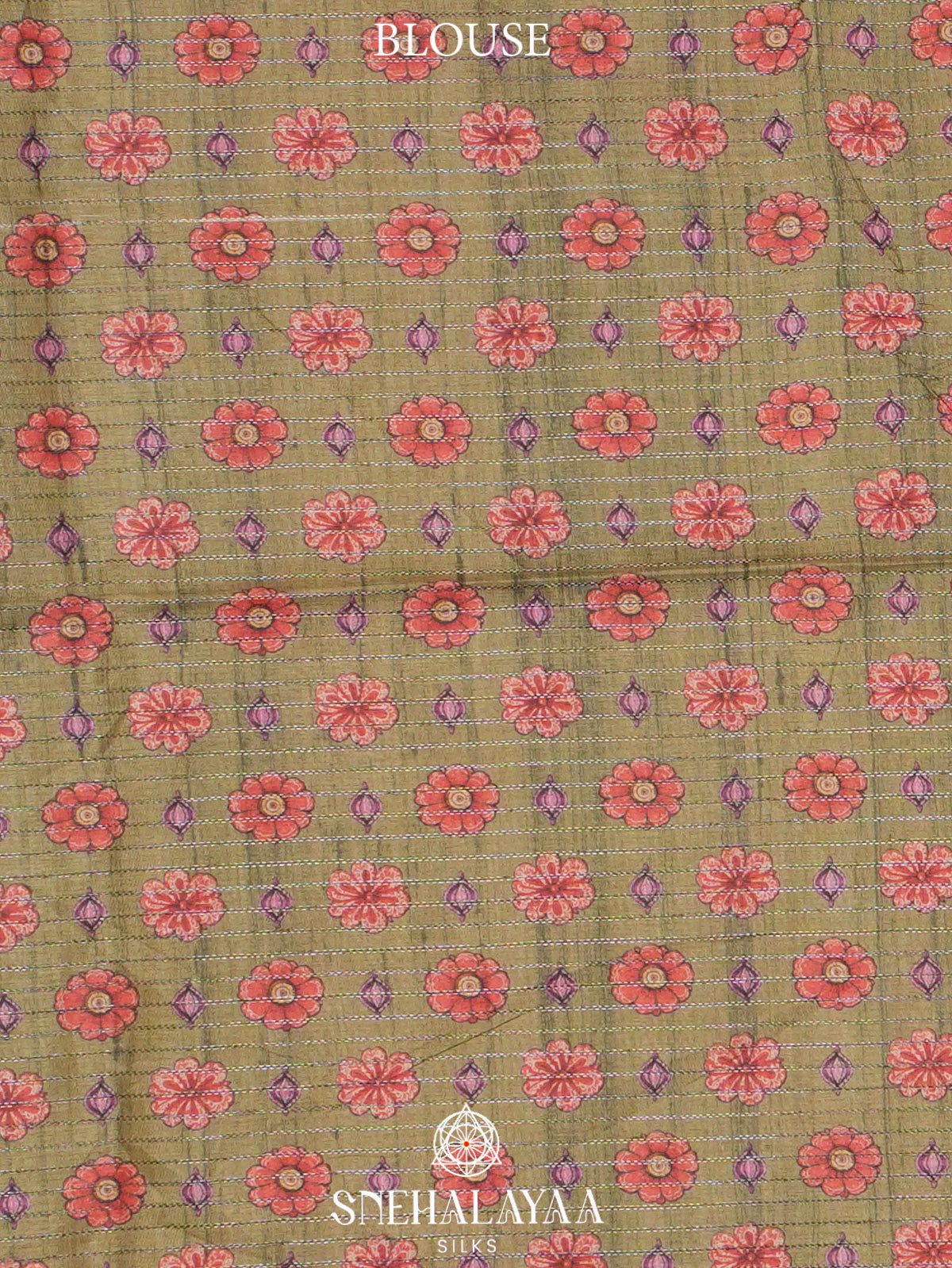 Multicolour Tussar Saree
