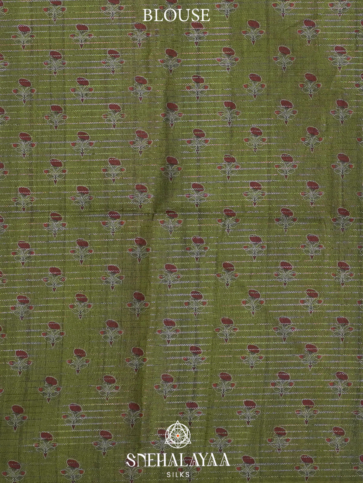 Pale Green Tussar Saree
