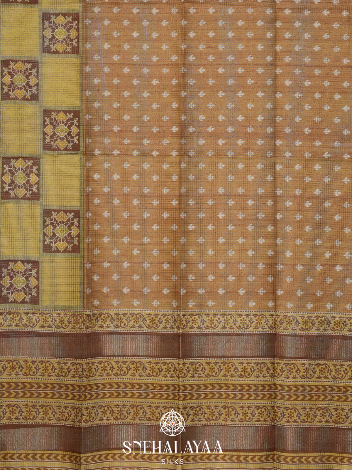 Gold Tussar Saree
