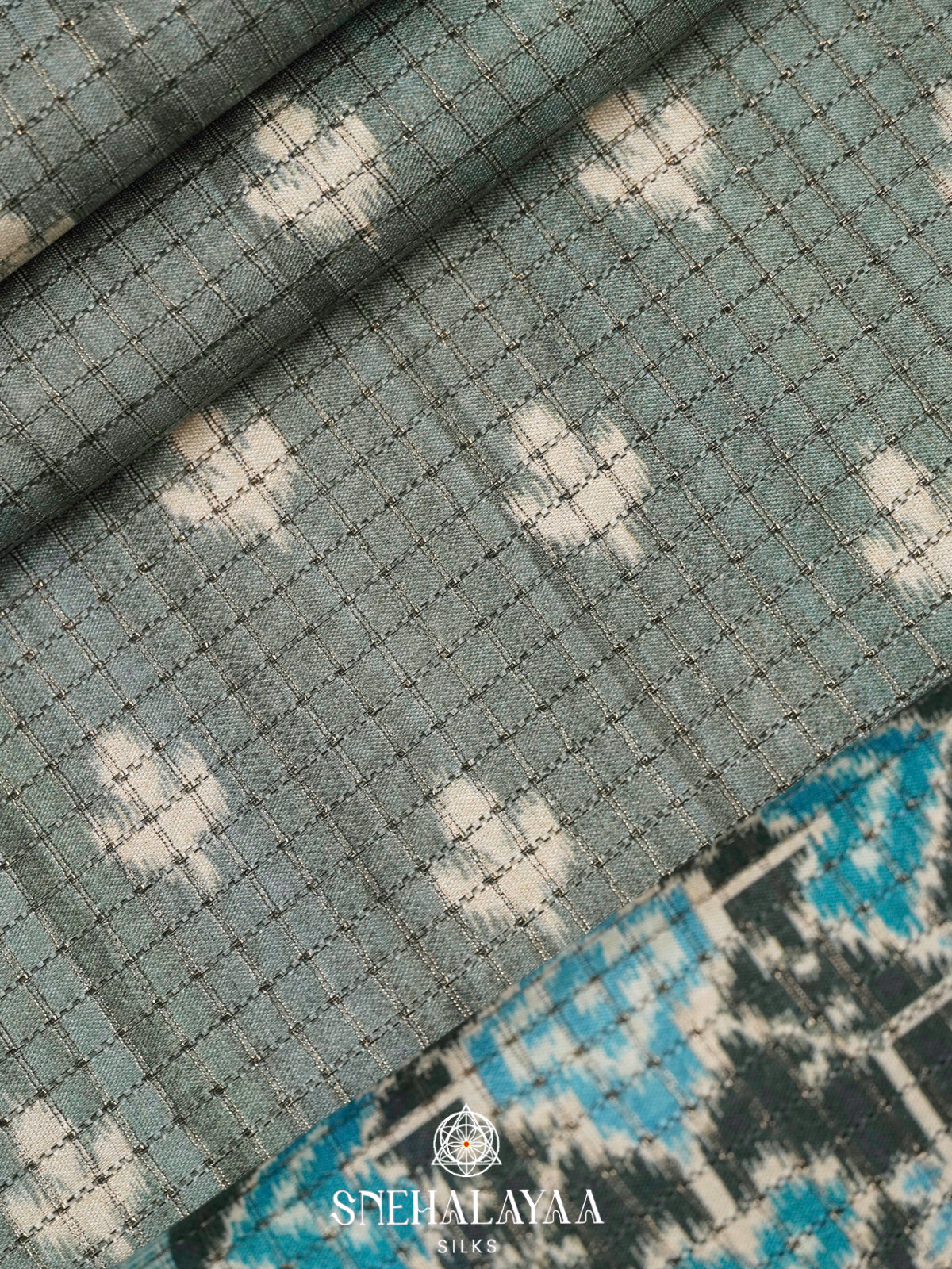 Pale Green Tussar Saree