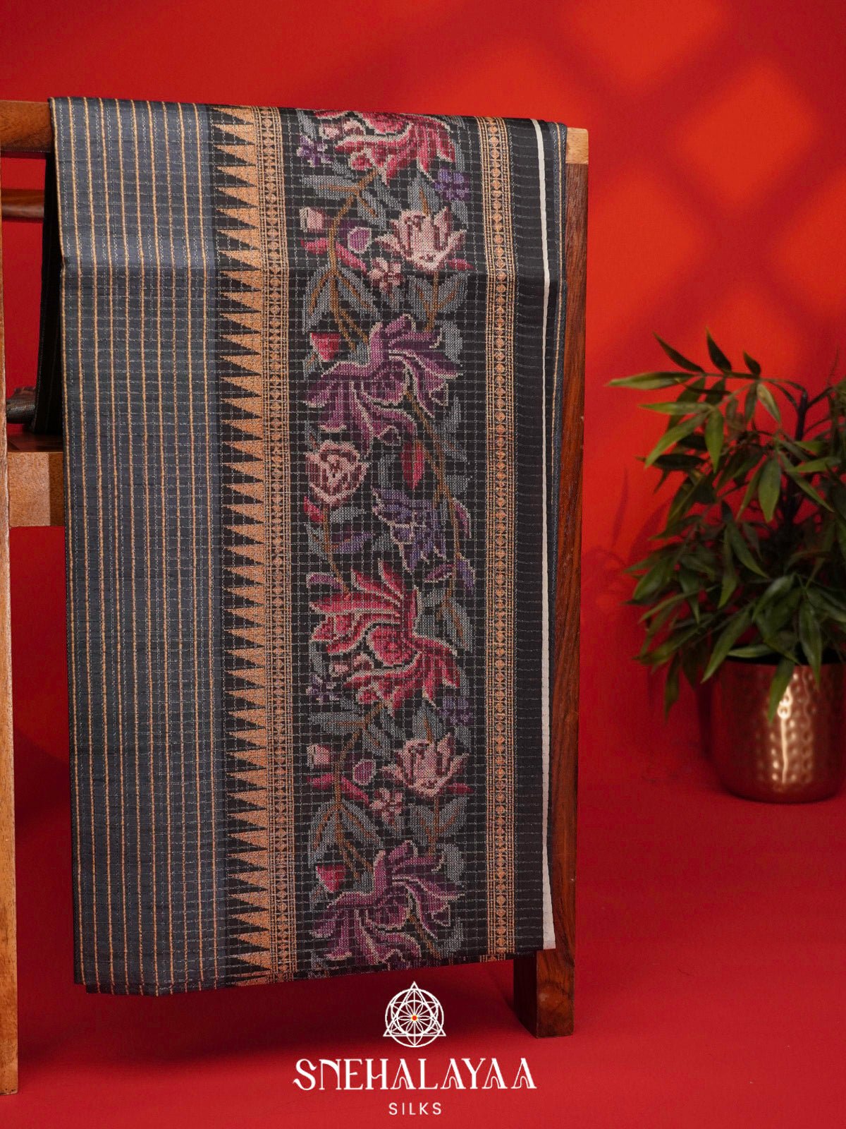 Off White Tussar Saree