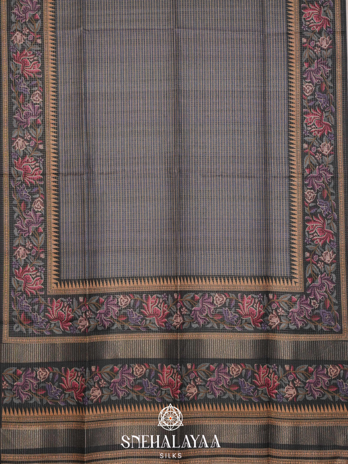 Off White Tussar Saree