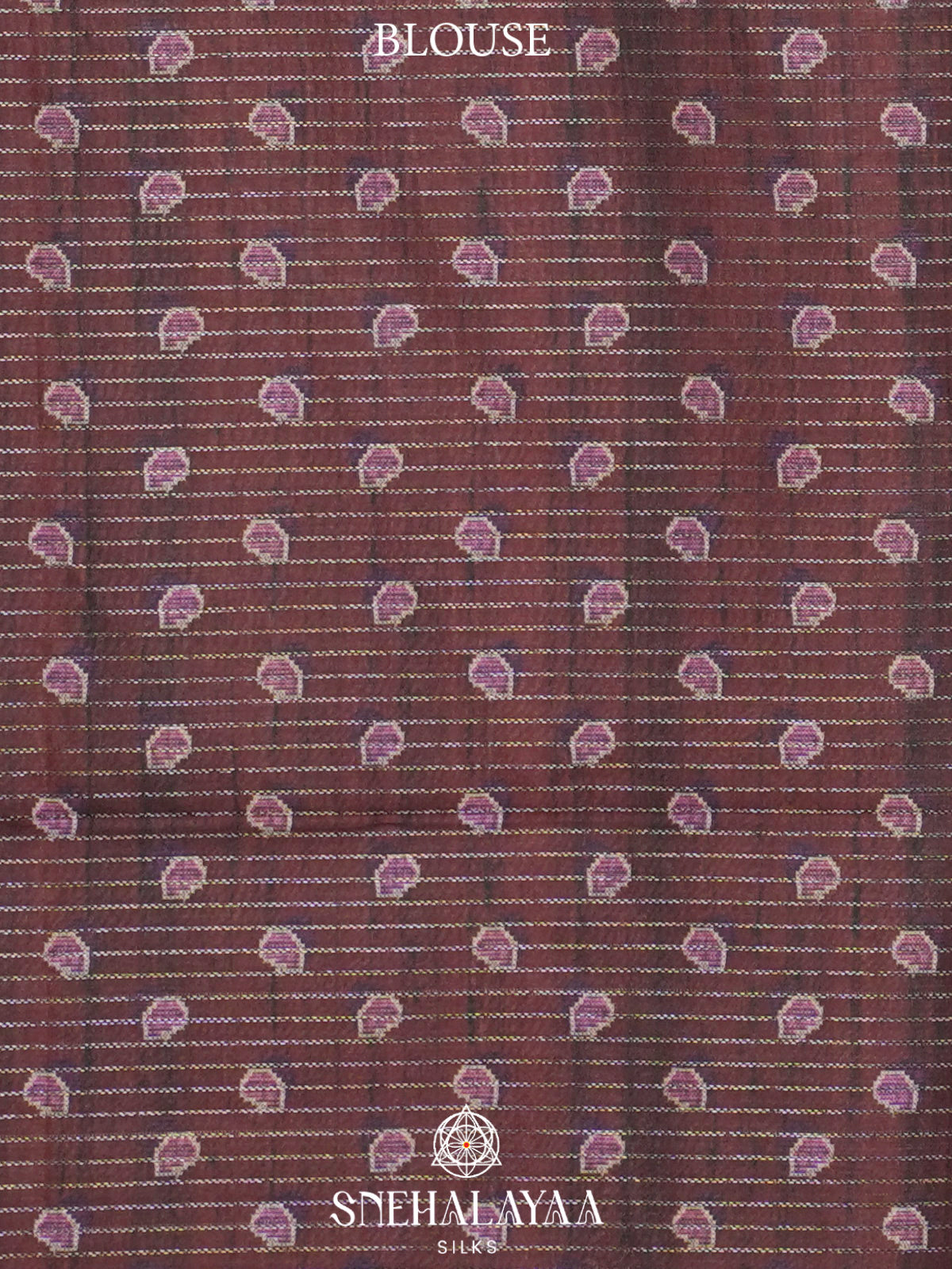Maroon Tussar Saree