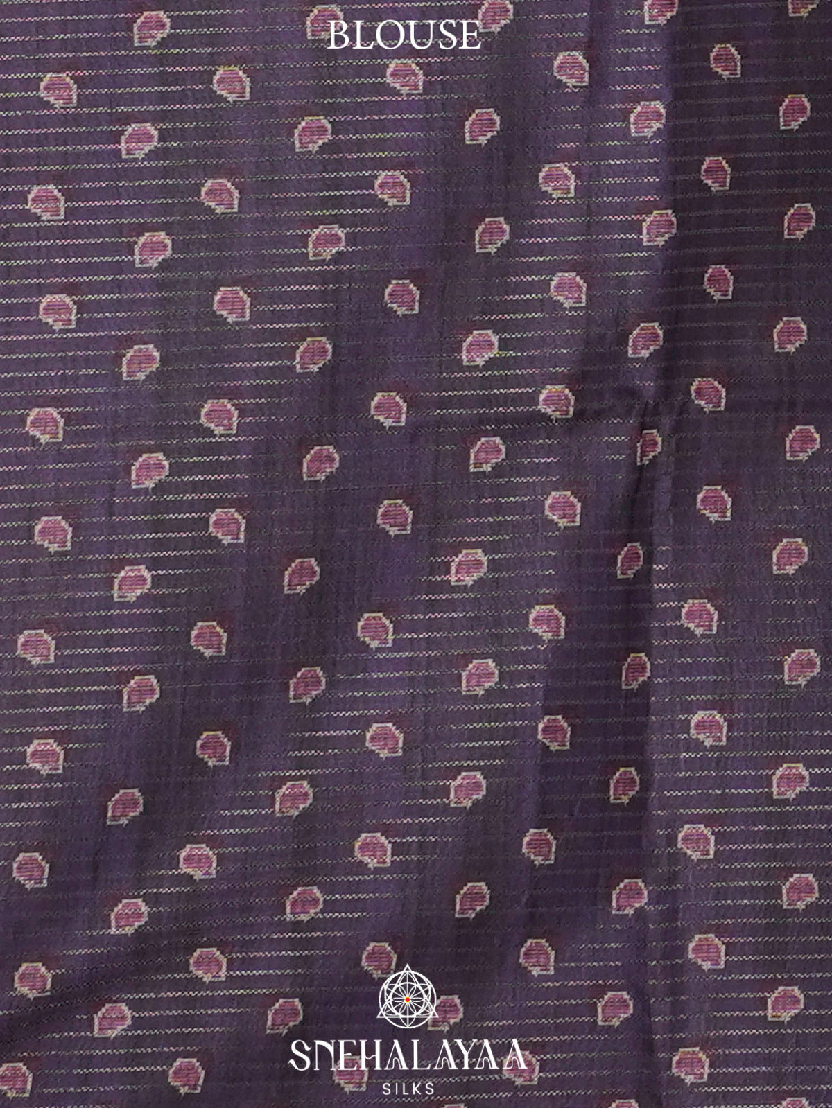Plum Tussar Saree