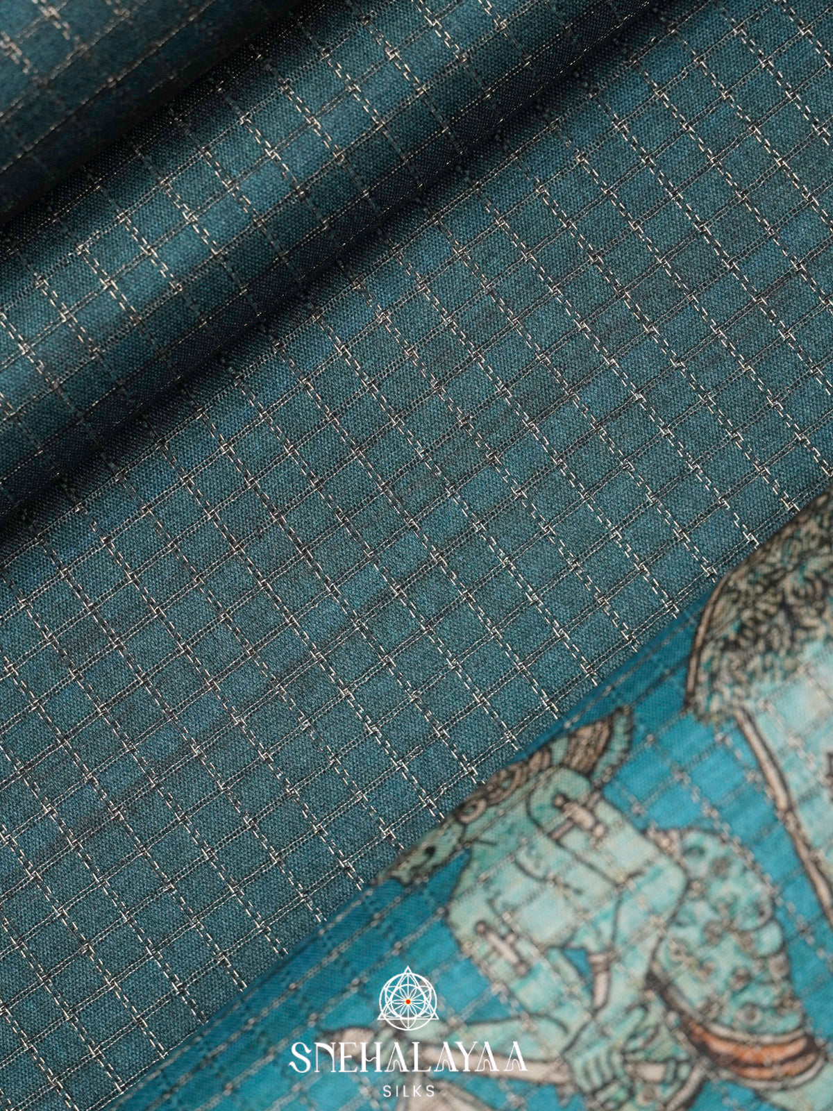 Green Tussar Saree