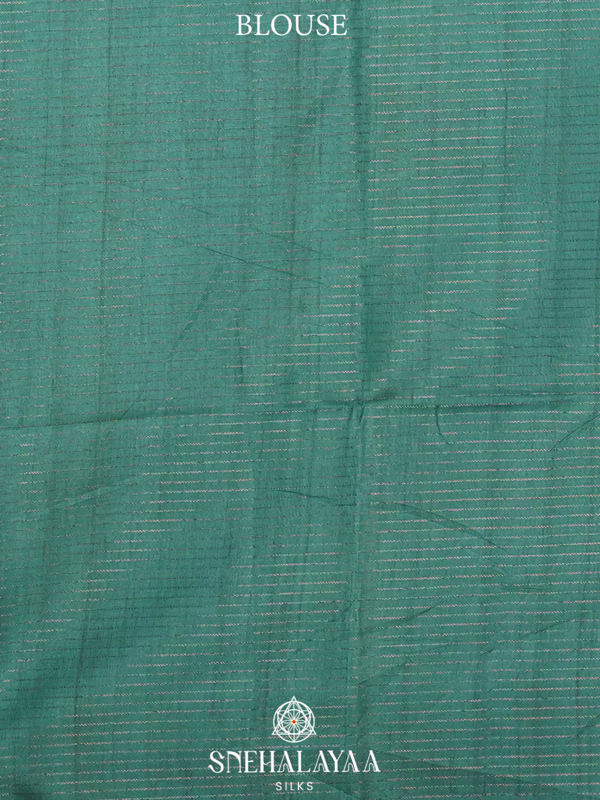 Teal Green Tussar Saree