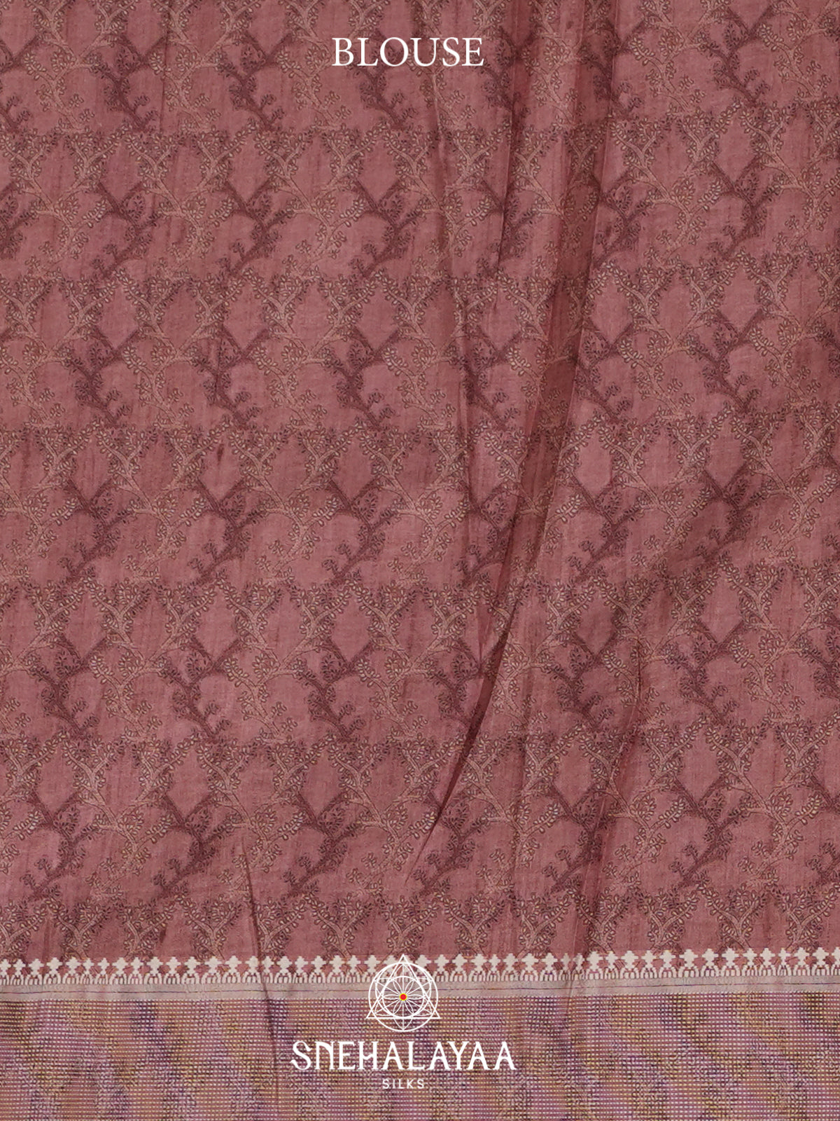 Beige With Maroon Border Tussar saree