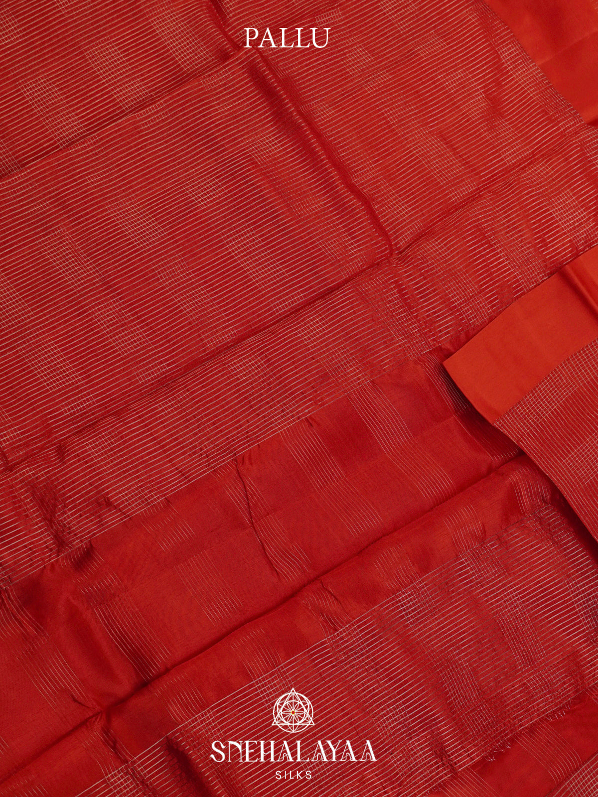Red  Kora Silk Saree