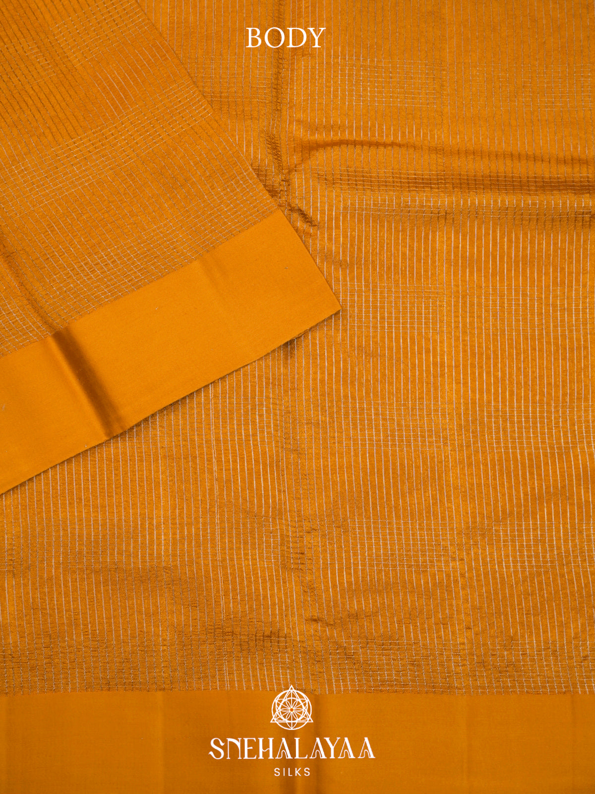 Mango Yellow  Kora Silk Saree