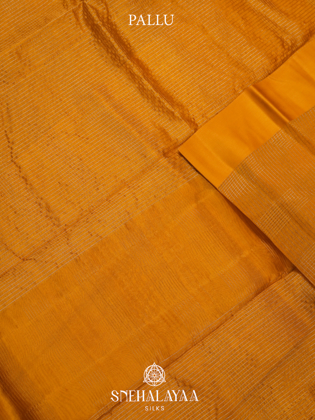 Mango Yellow  Kora Silk Saree