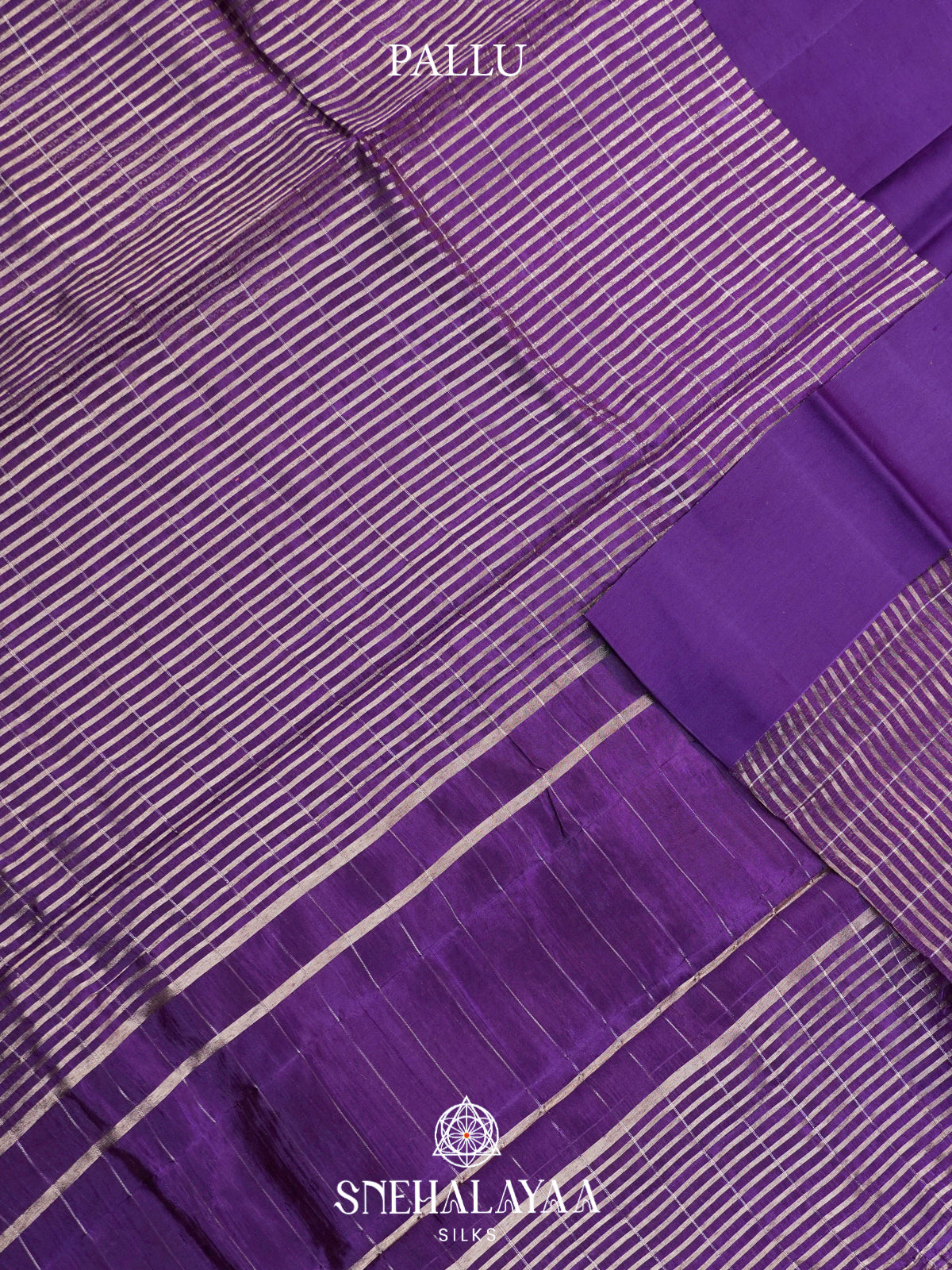Purple  Kora Silk Saree