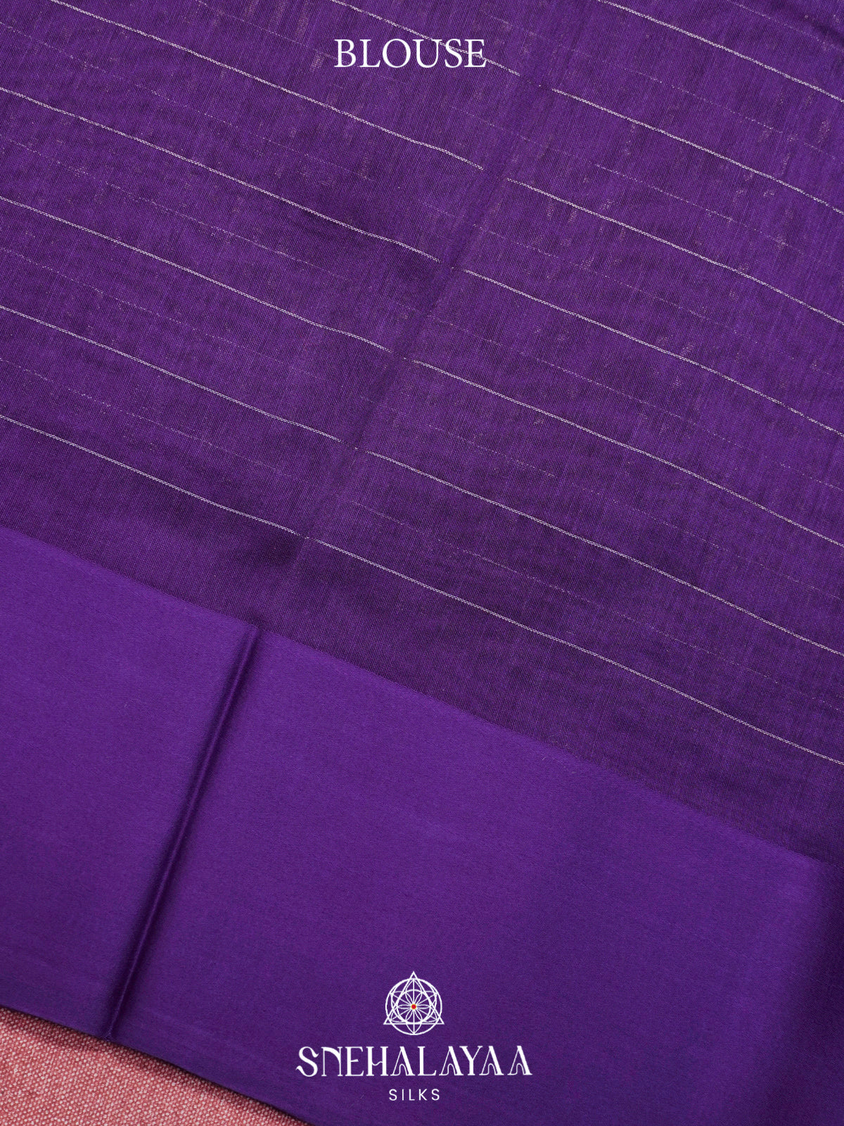 Purple  Kora Silk Saree