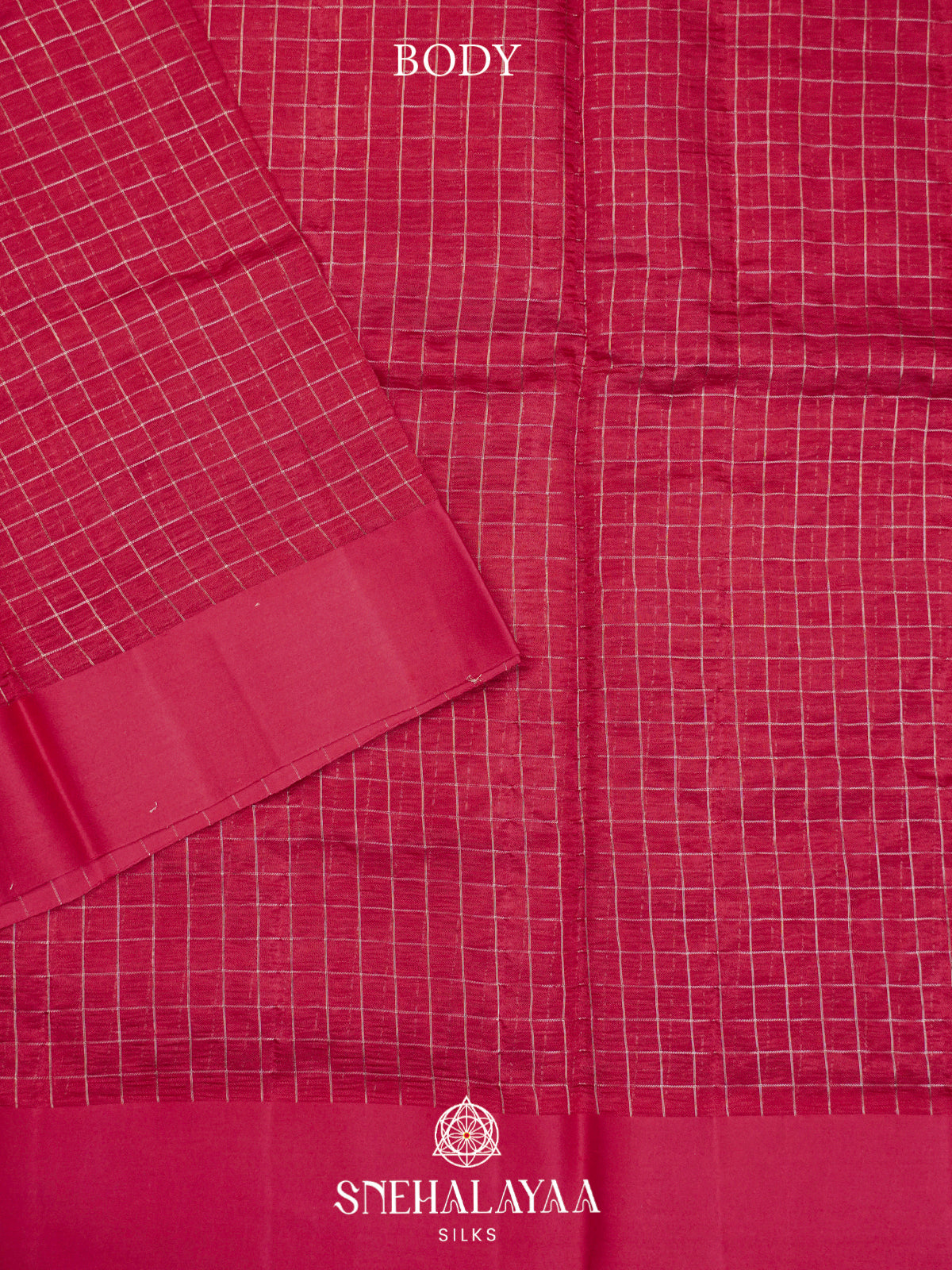 Pink  Kora Silk Saree