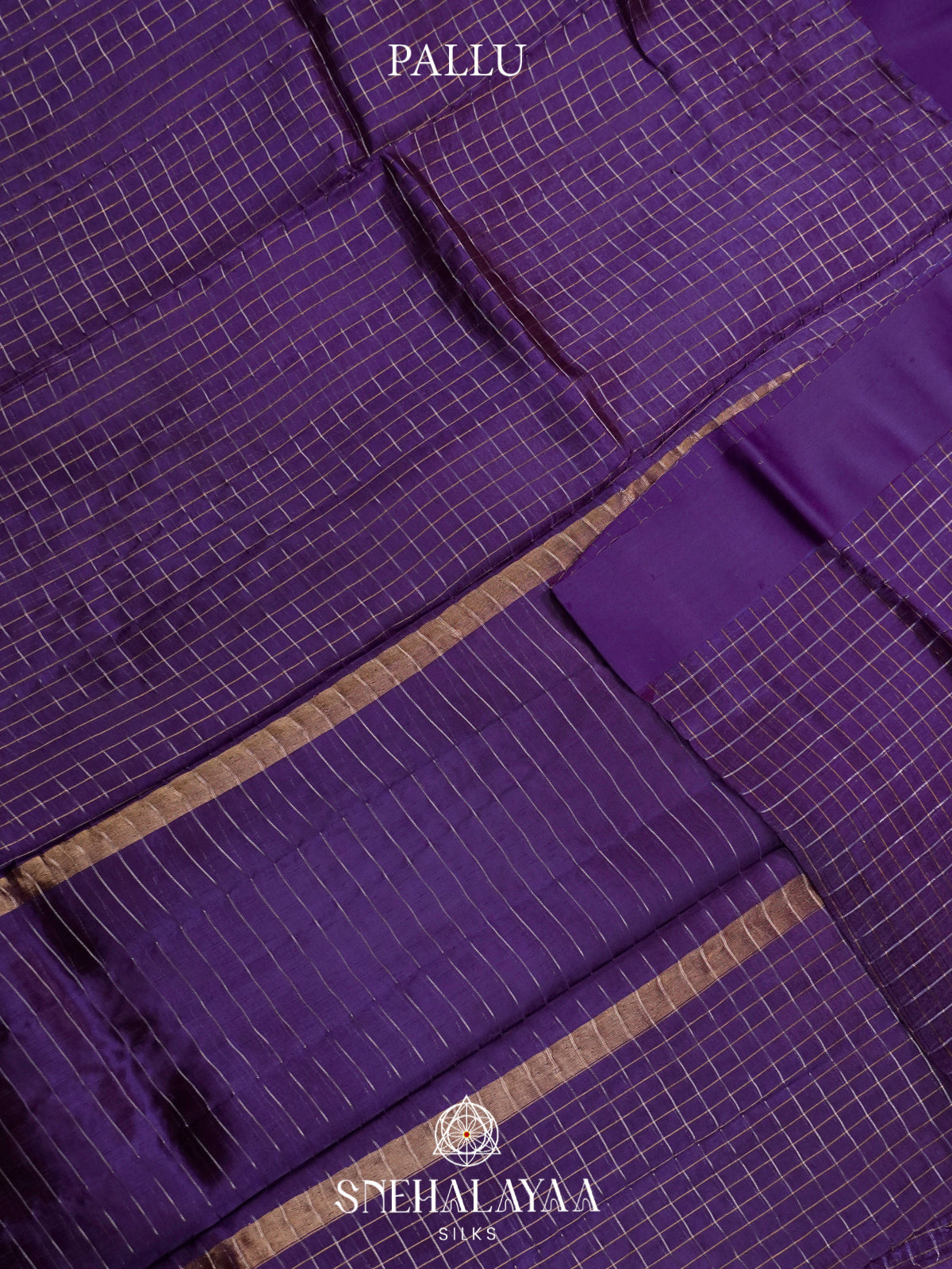 Purple  Kora Silk Saree