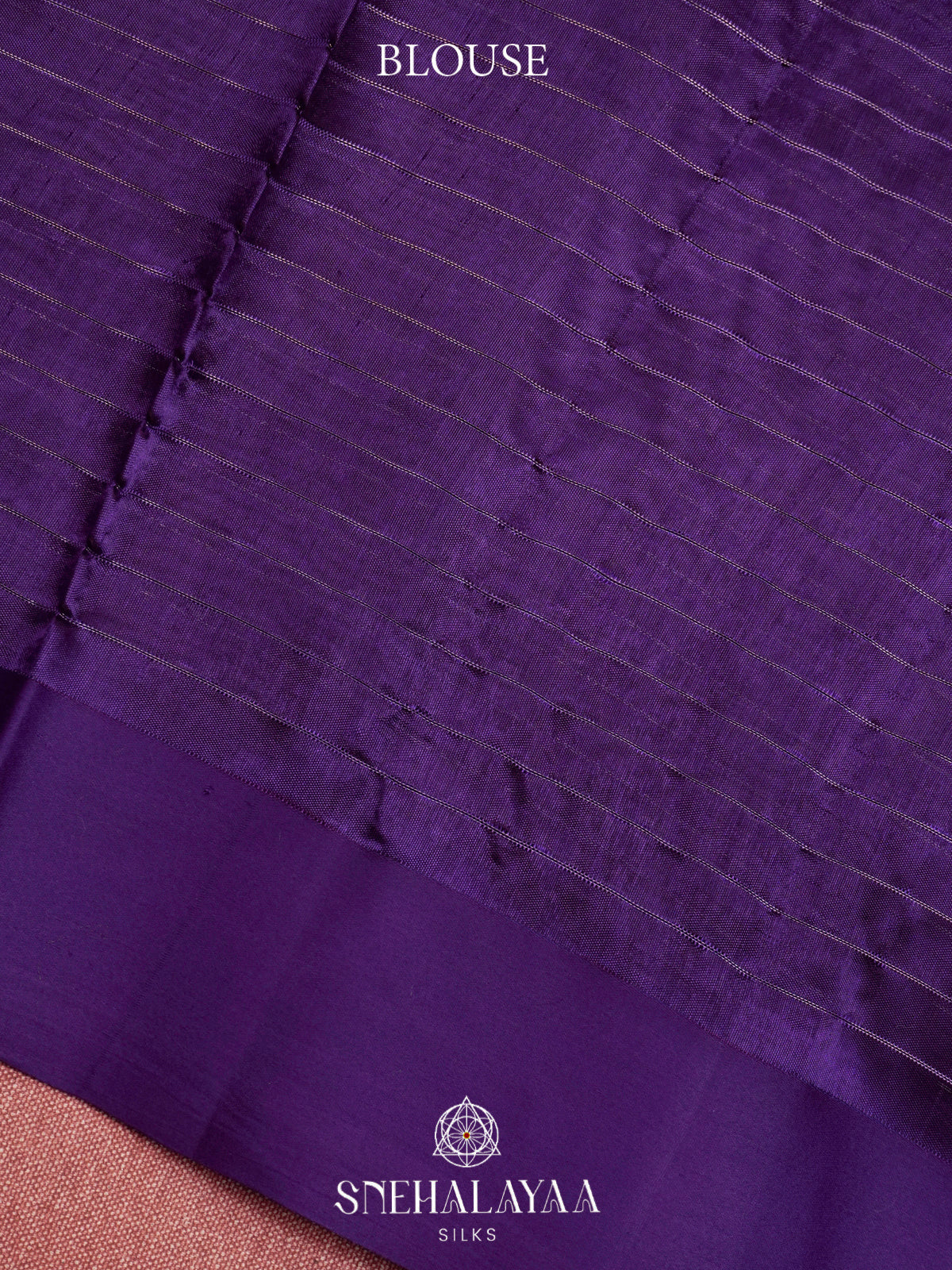 Purple  Kora Silk Saree