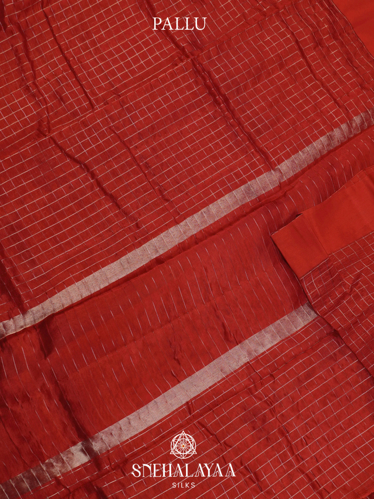 Maroon  Kora Silk Saree