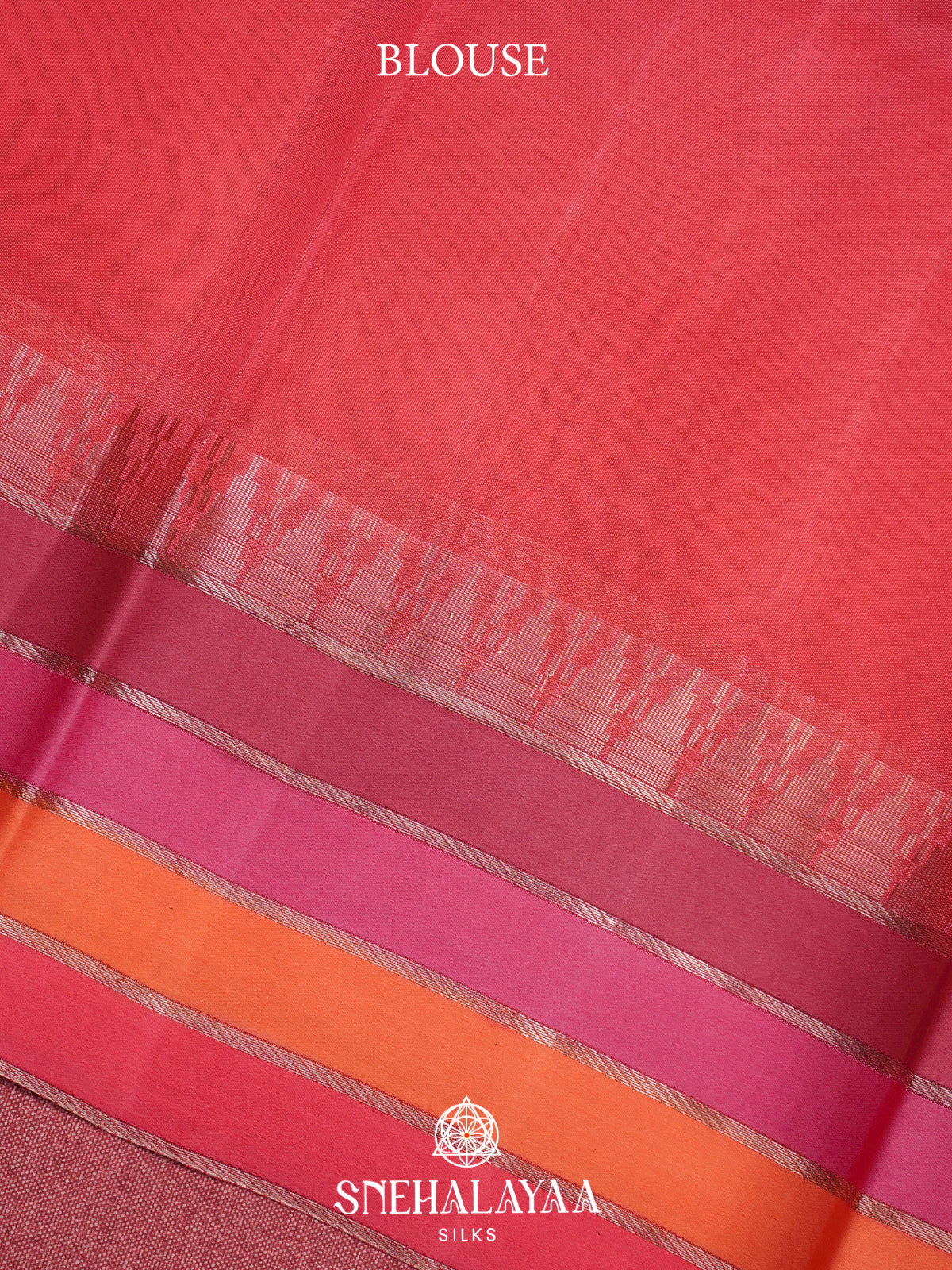 Pink  Kora Silk Saree