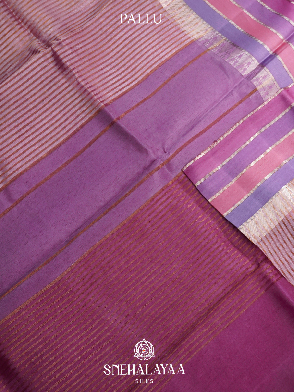 Lilac  Kora Silk Saree
