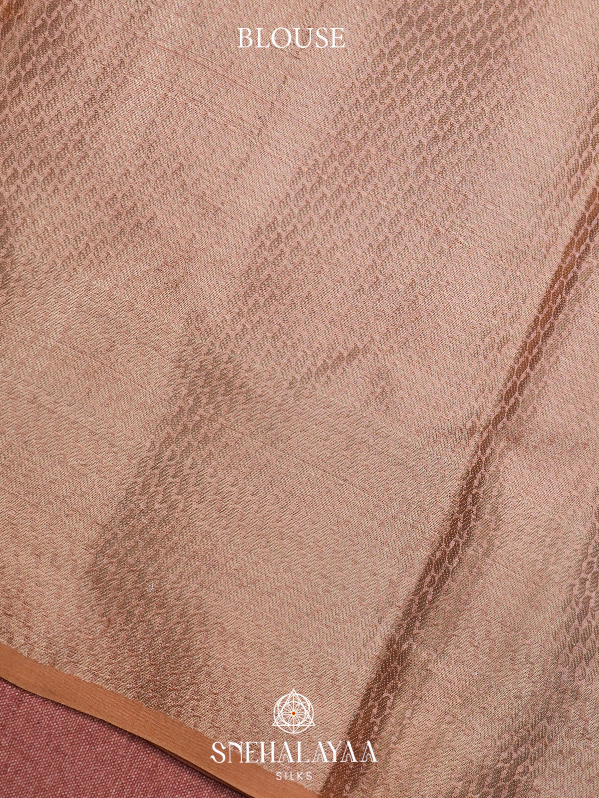 Pale Peach  Kora Silk Saree