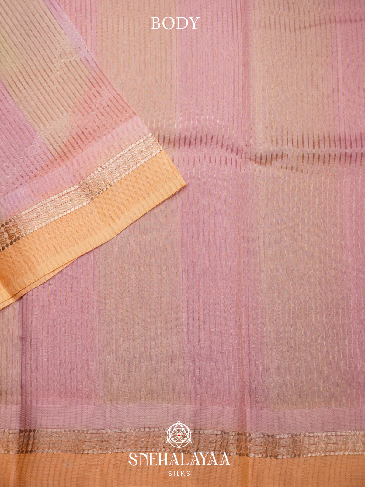 Pink  Kora Silk Saree