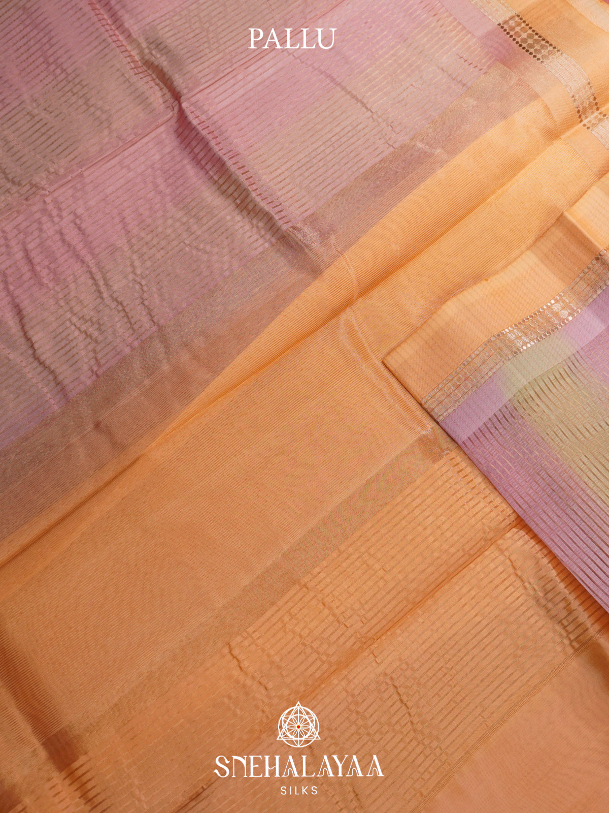 Pink  Kora Silk Saree