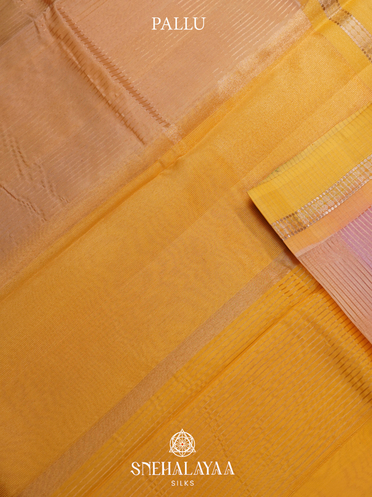 Peach  Kora Silk Saree