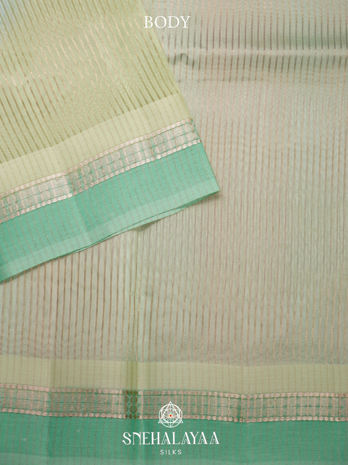 Blue  Kora Silk Saree