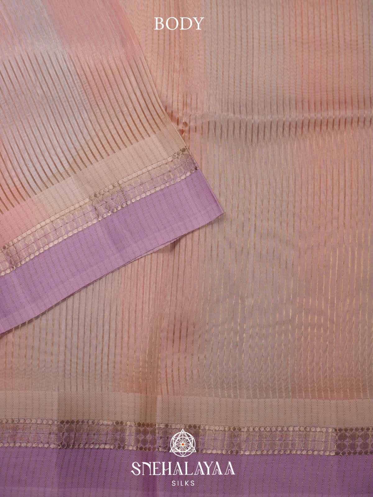 Pink  Kora Silk Saree
