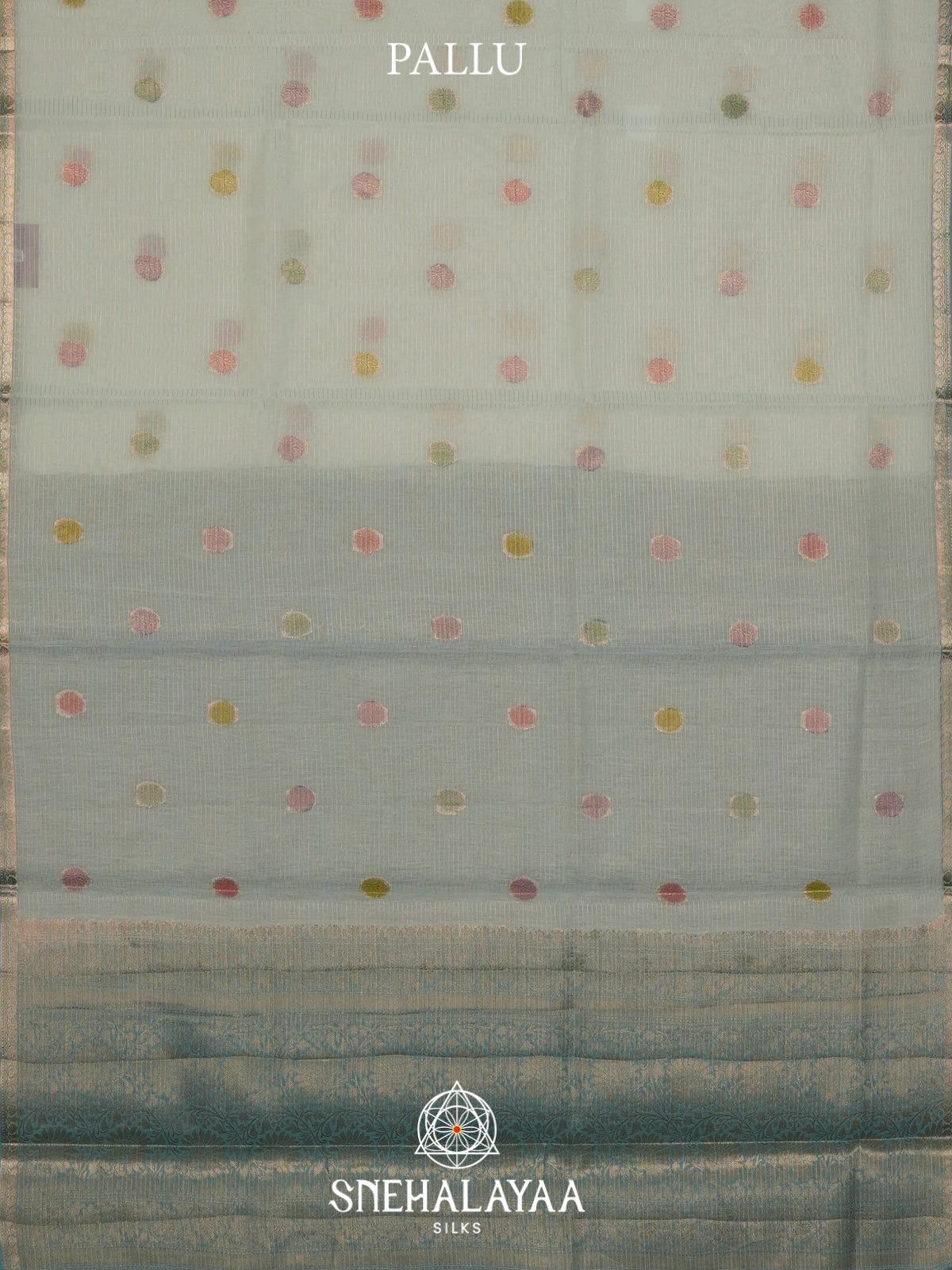 Pale Green Linen Saree